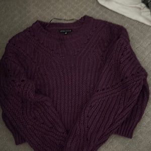 Magenta Kendall and Kylie sweater